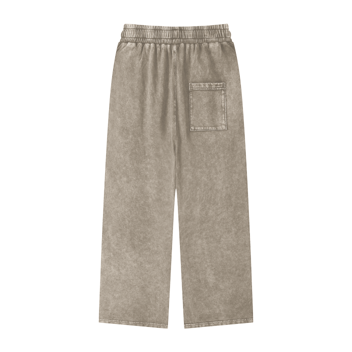 SOLFLY Acid Wash Straight Leg Pants