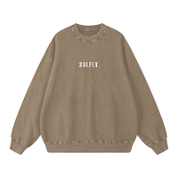 SOLFLY Acid Wash Oversize Sweatshirt