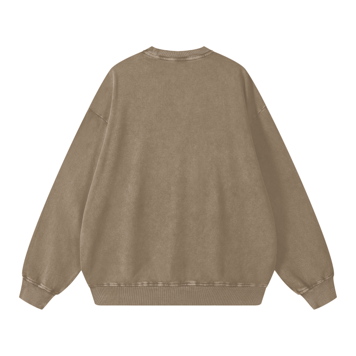SOLFLY Acid Wash Oversize Sweatshirt
