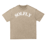 SOLFLY Oversize Acid Wash Tee
