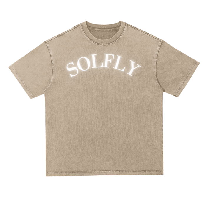 SOLFLY Oversize Acid Wash Tee