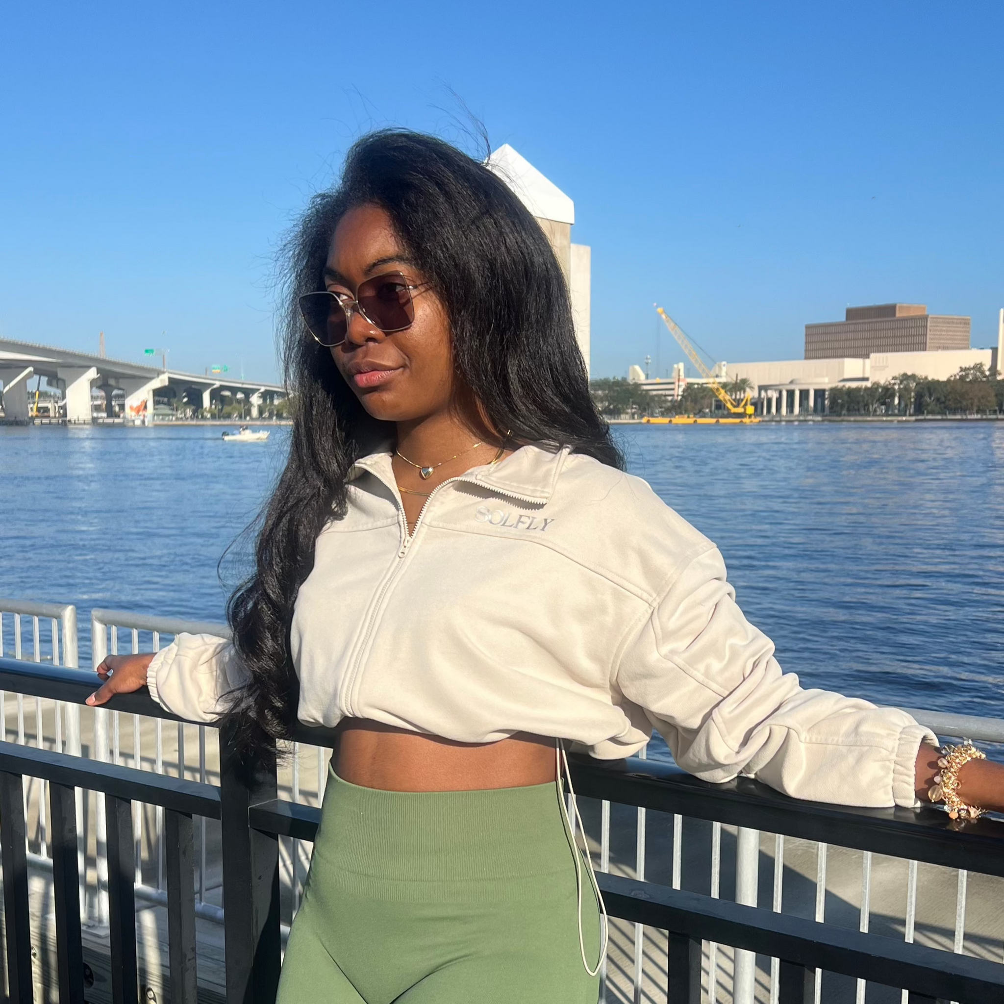 SOLFLY Cropped Sweater