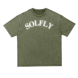 SOLFLY Oversize Acid Wash Tee